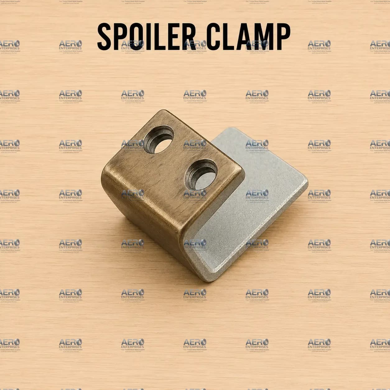 CAR SPOILER CLAMP - Precision Sheet Metal Component | Aero Enterprises Mumbai