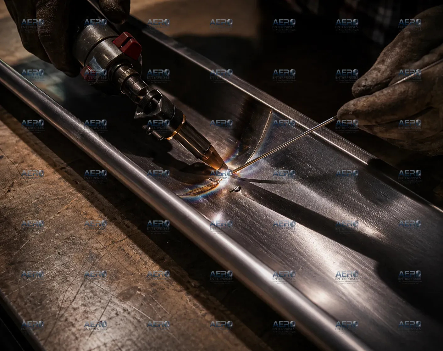 Fabrication review on CAD screen at Aero Enterprises Vasai