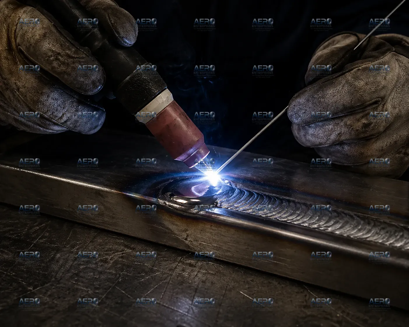 TIG welding at Aero Enterprises Vasai